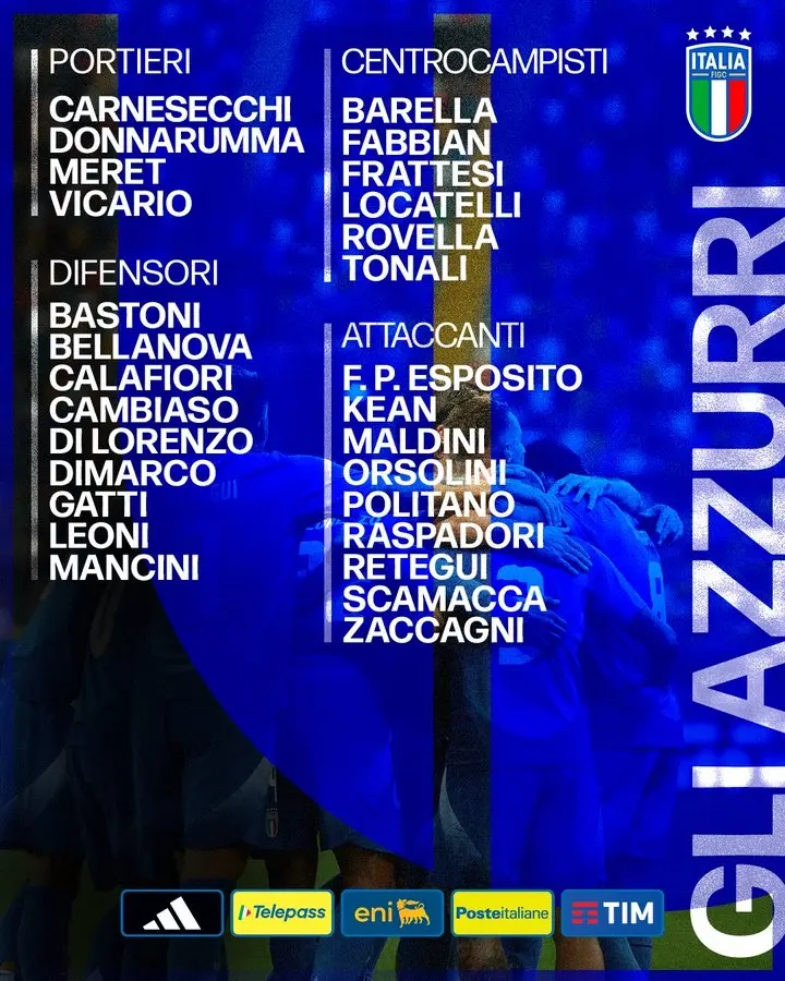 次入选, 拉齐奥 次入选, 拉齐奥